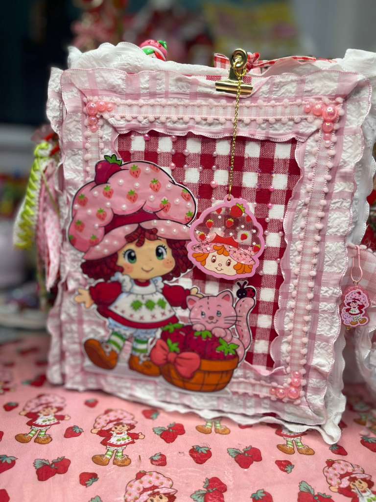 Strawberry Shortcake Junk Journal — The Finished Piece