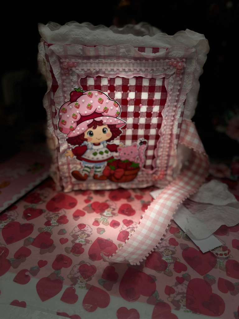 Strawberry Shortcake Junk Journal — Cover Embellishments